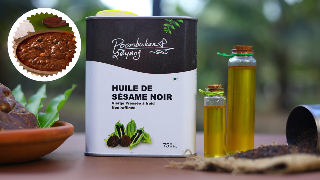 Sesame Oil Receipe - Poombukar Wooden Cold Pressed Sesame Oil Vathal K – Poombukar Naturals