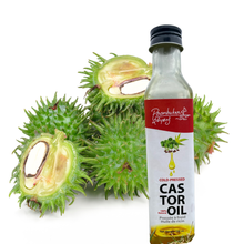Load image into Gallery viewer, Poombukar Premium Cold-Pressed Castor Oil – 100% Pure, Natural & Multi-Purpose - 200 G