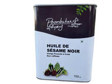 Load image into Gallery viewer, Contenant d'huile de sésame noir 750ML - Poombukar.