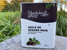 Load image into Gallery viewer, Contenant d'huile de Sésame Noir 750ML - Poombukar