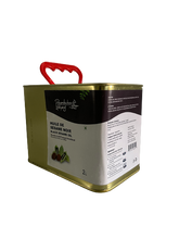 Load image into Gallery viewer, 2-liter container of black sesame oil – rich, aromatic, and perfect for enhancing flavors-Poombukar Wooden Cold Pressed oil