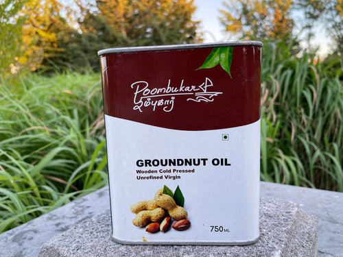 Container of croundnut oil 750ML-Poombukar