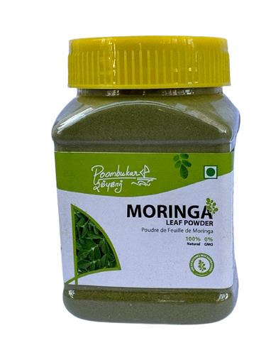 Container of Moringa leaf powder