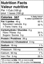 Load image into Gallery viewer, candy peanut-nutrition facts 
