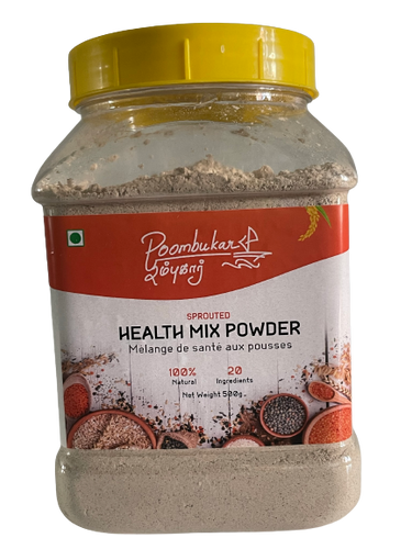 A container of health mix powder - ideal for adding to smoothies or breakfast bowls-Poombukar