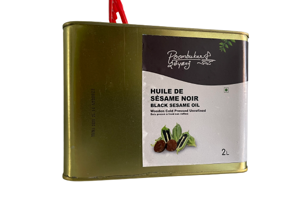 Poombukar Wooden Cold Pressed Unrefined Sesame Oil