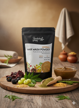 Charger l'image dans la galerie, Poudre lavante pour cheveux Poombukar 100 % naturelle à base de plantes avec 16 herbes naturelles - 500 g
