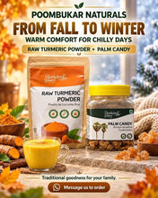 Load image into Gallery viewer, Raw Turmeric Powder + Palm Candy Wellness Combo
